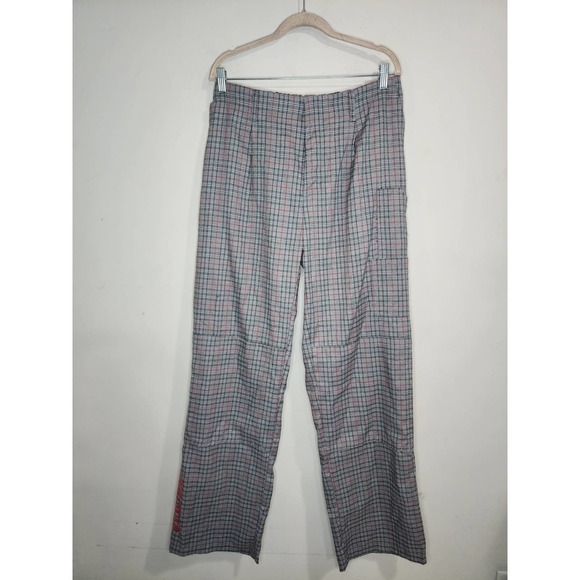 Daily Paper Plaid Collective Youth Unisex XL Cargo Y2K Multi Pocket Pants - Picture 1 of 12
